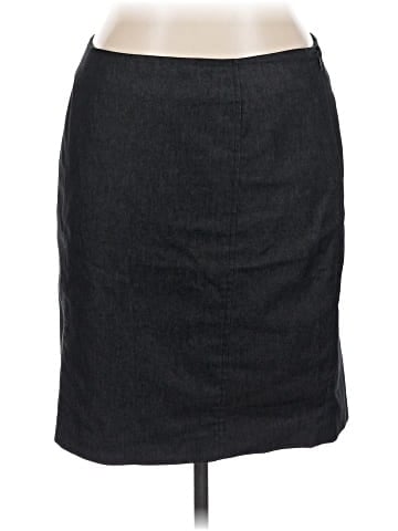 Evan Picone Denim Skirt (view 1)