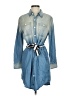 Monrow Blue Casual Dress Size XS - photo 1