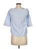 Whistles Blue 3/4 Sleeve Blouse Size 4 - photo 2