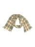 Unbranded Plaid Yellow Tan Scarf One size - photo 1