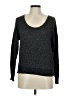 American Eagle Outfitters Metallic Gray Pullover Sweater Size M - photo 1
