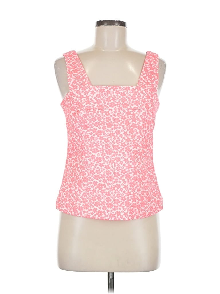 Pre-owned Carlisle Sleeveless Top Pink Sweetheart Neckline Tops