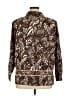 BonWorth 100% Polyester Animal Print Brown Long Sleeve Blouse Size XL (petite) - photo 2