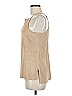Etcetera 100% Cotton Tan Sleeveless Blouse Size 6 - photo 5