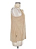 Etcetera 100% Cotton Tan Sleeveless Blouse Size 6 - photo 4