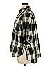 Zara Basic Plaid Black 3/4 Sleeve Button-Down Shirt Size XL - photo 5