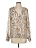 Only 100% Polyester Ivory Long Sleeve Blouse Size S - photo 1