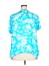 Blue Ginger 100% Rayon Blue Short Sleeve Blouse Size XXL - photo 2