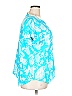 Blue Ginger 100% Rayon Blue Short Sleeve Blouse Size XXL - photo 4