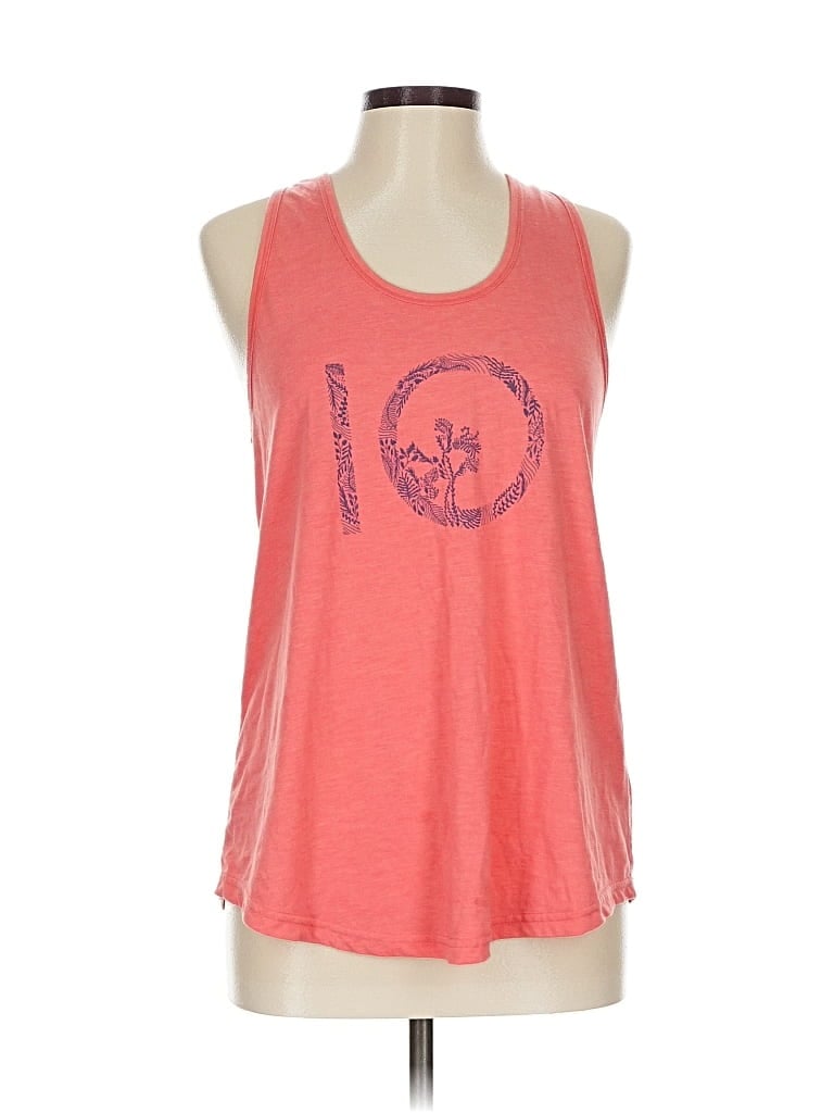 Pre-owned 10 Tree Tank Top Orange Halter Neckline Tops