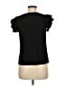 CeCe Black Short Sleeve Top Size S - photo 2
