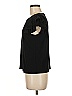 CeCe Black Short Sleeve Top Size S - photo 5