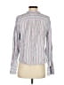 J.Crew Stripes Silver Long Sleeve Blouse Size S - photo 2