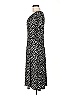 Talbots Polka Dots Black Casual Dress Size M - photo 5