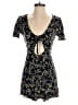 Free People Floral Black Romper Size 2 - photo 1
