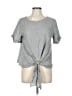 Mod Ref Gray Short Sleeve Top Size L - photo 1