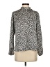 Ann Taylor 100% Polyester Animal Print Ivory Long Sleeve Blouse Size XS - photo 1