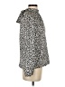 Ann Taylor 100% Polyester Animal Print Ivory Long Sleeve Blouse Size XS - photo 4