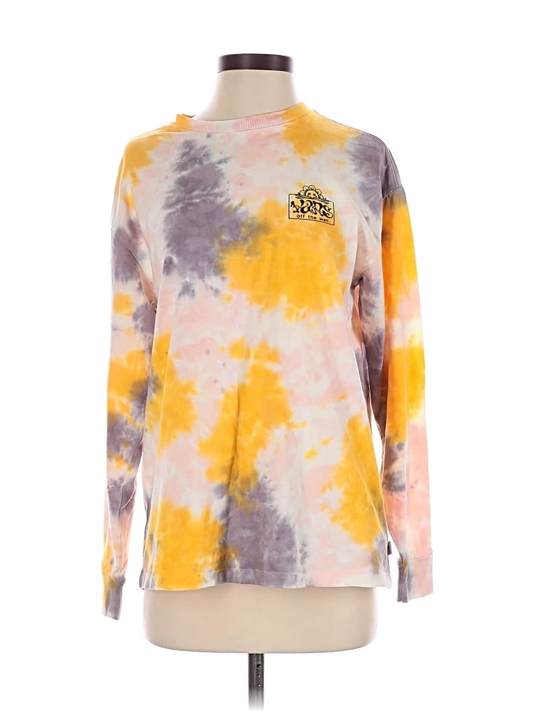 Pre-owned Vans Long Sleeve T-shirt In Yellow