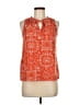 Lila Rose 100% Polyester Orange Sleeveless Blouse Size XS - photo 1