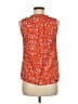Lila Rose 100% Polyester Orange Sleeveless Blouse Size XS - photo 2