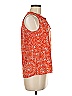 Lila Rose 100% Polyester Orange Sleeveless Blouse Size XS - photo 4