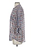 Kut from the Kloth 100% Polyester Paisley Blue 3/4 Sleeve Blouse Size S - photo 5