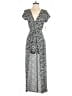 Lucy Love Animal Print Gray Tan Jumpsuit Size S - photo 1