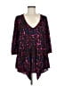 Torrid 100% Polyester Black 3/4 Sleeve Blouse Size Med (00) - photo 1
