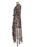 Eliza J 100% Polyester Animal Print Brown Cocktail Dress Size 6 - photo 5