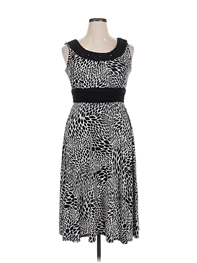 Pre-owned Perceptions Cocktail Dress In Black