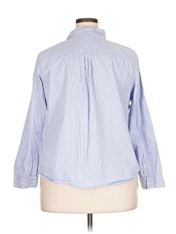 IZOD 3/4 Sleeve Button-Down Shirt (view 2)