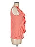 Garnet Hill 100% Cotton Orange Sleeveless Blouse Size S - photo 4