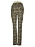 Zara Animal Print Green Casual Pants Size 2 - photo 1