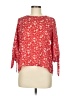 Papermoon 100% Polyester Red 3/4 Sleeve Blouse Size M (petite) - photo 1
