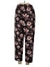 Club Monaco Floral Black Casual Pants Size 10 - photo 2