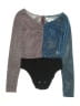KURT LYLE 100% Polyamide Gray Bodysuit Size S - photo 1