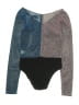 KURT LYLE 100% Polyamide Gray Bodysuit Size S - photo 2