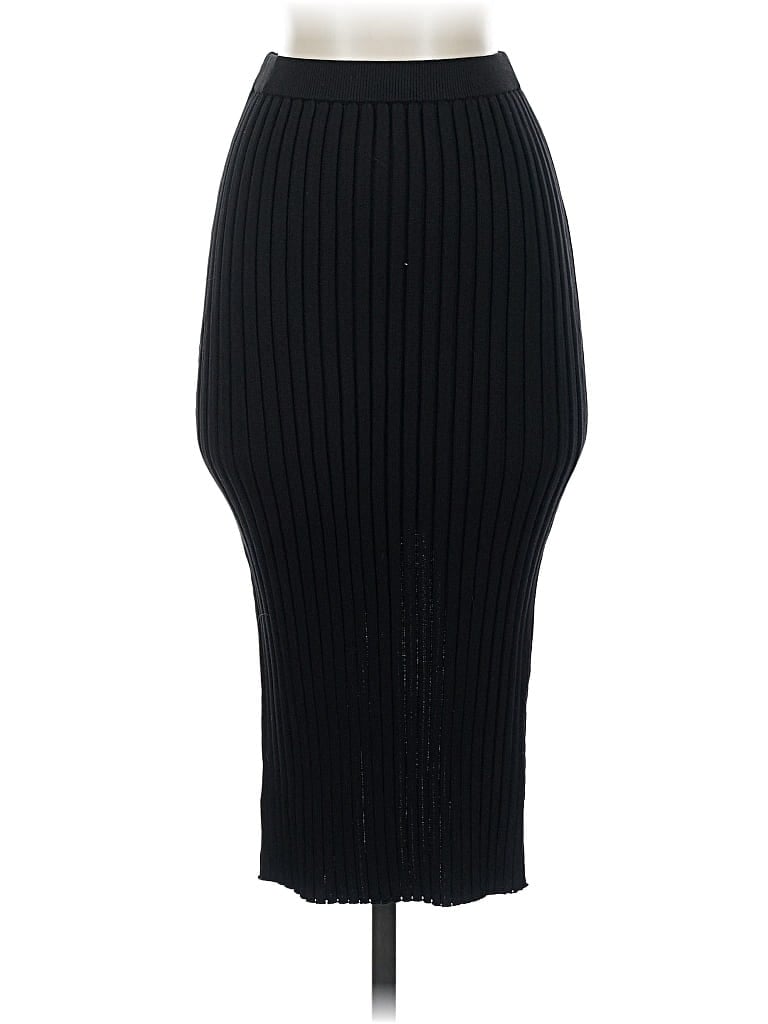 Pre-owned Commense Formal Skirt In Black