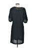 BCBGMAXAZRIA 100% Polyester Gray Black Casual Dress Size M - photo 2