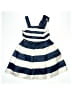 Blueberi Boulevard 100% Polyester Stripes Blue Dress Size 7 - photo 1