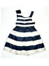 Blueberi Boulevard 100% Polyester Stripes Blue Dress Size 7 - photo 2