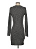Topshop Solid Gray Casual Dress Size 4 - photo 2