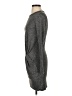 Topshop Solid Gray Casual Dress Size 4 - photo 5