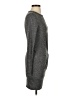 Topshop Solid Gray Casual Dress Size 4 - photo 4