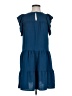 Newbury Kustom 100% Polyester Solid Blue Casual Dress Size S - photo 1
