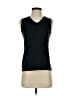 Terry Black Sleeveless T-Shirt Size S - photo 1