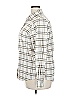 Lands' End 100% Cotton Plaid Ivory Long Sleeve Button-Down Shirt Size 18 - photo 5