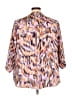 Torrid 100% Polyester Purple Pink 3/4 Sleeve Blouse Size 4X Plus (4) - photo 2