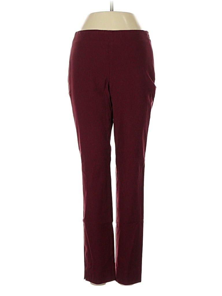Pre-owned E3 By Etcetera Casual Pants In Burgundy
